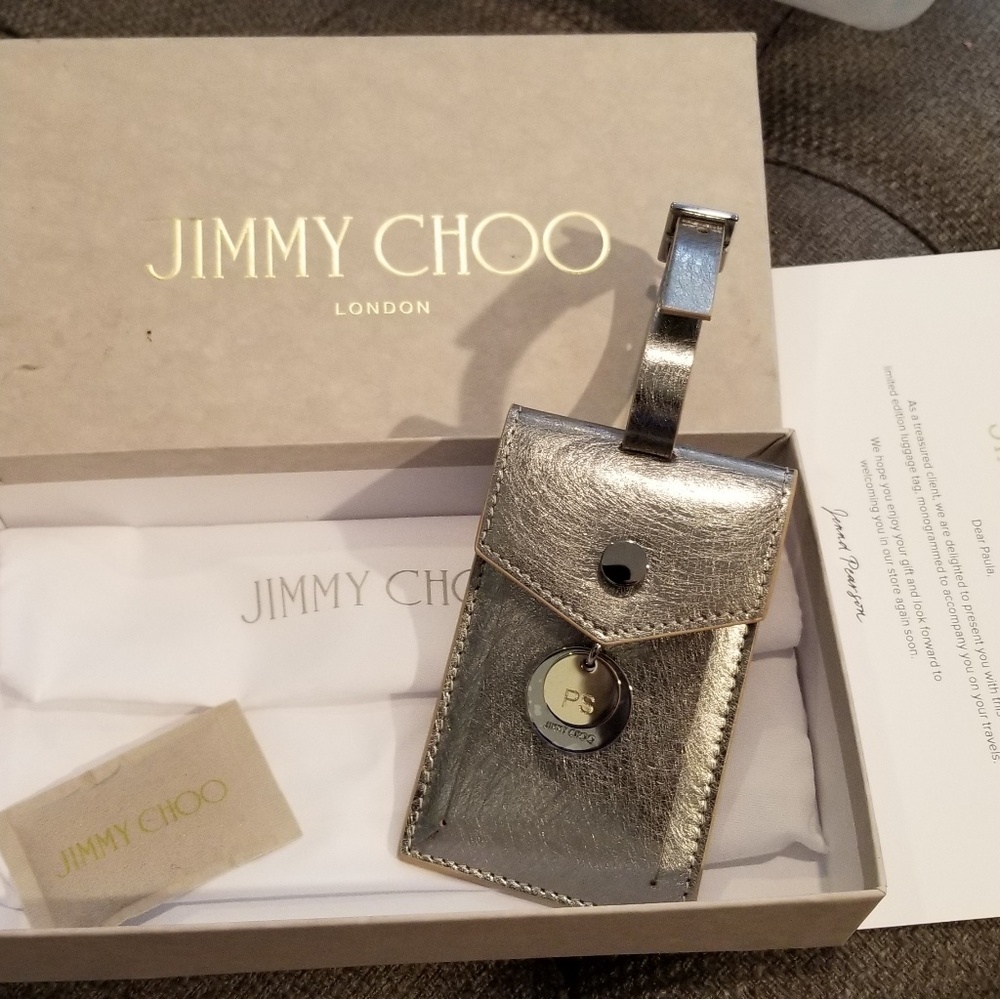 Limited edition Jimmy Choo luggage tag